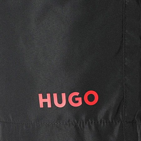 HUGO - Short De Bain Flex 50496287 Noir Rouge
