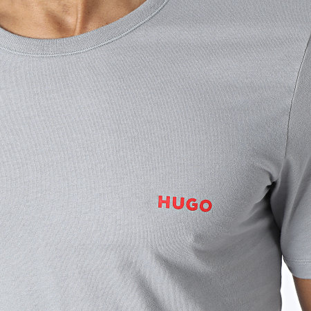 HUGO - Lote de 3 camisetas 50480088 Azul marino Gris pizarra
