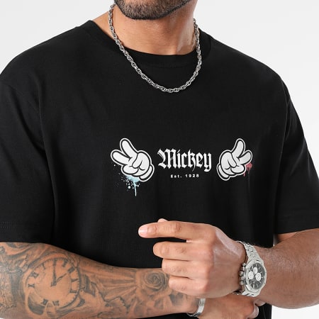 Mickey - Camiseta Mickey Front Hand Chicago Negra