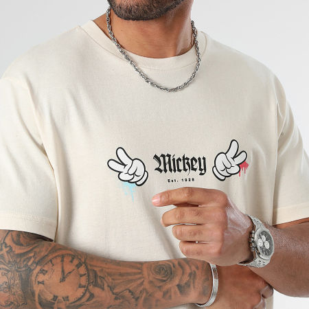 Mickey - Camiseta Mickey Front Hand Chicago Beige