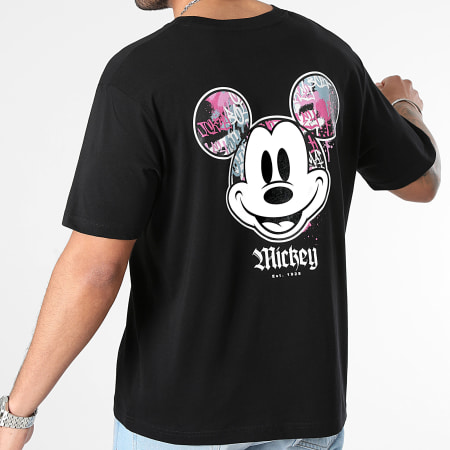 Mickey - Tee Shirt Mickey Front Hand Madrid Noir