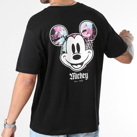 Mickey - Maglietta con vizio della mano anteriore, nero