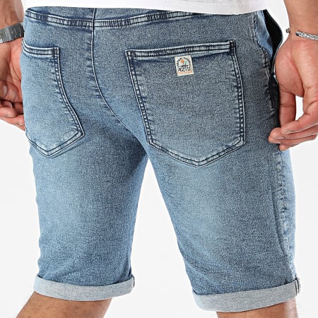 MZ72 - Pantalones cortos vaqueros azules Fluge Jean