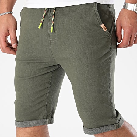 MZ72 - Caqui Verde Fluge Jean Shorts