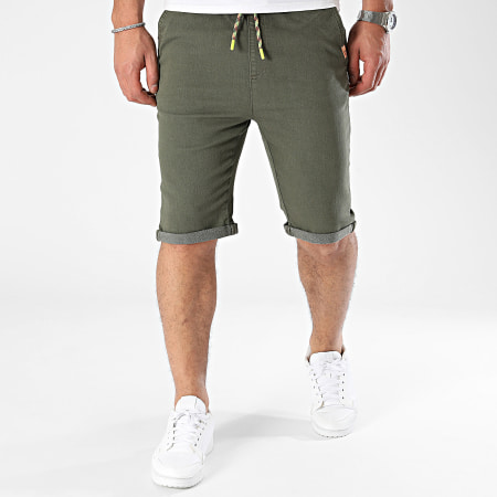 MZ72 - Pantaloncini Khaki Green Fluge Jean