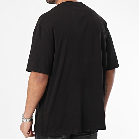 Tommy Jeans - Camiseta oversize Serif Linear 8575 Negro