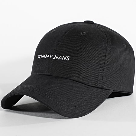 Tommy Jeans - Gorra con logotipo lineal 5845 Negro