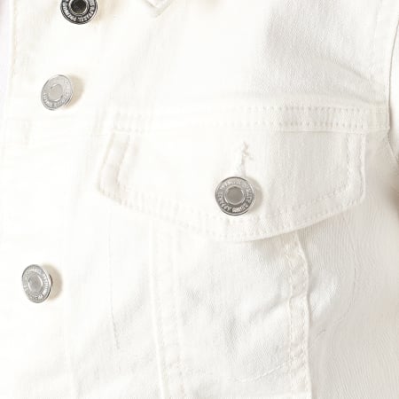 Vero Moda - Giacca di jeans Luna Donna Bianco