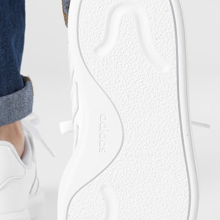 Adidas Sportswear - Sneakers Courtblock Donna IF6554 Footwear Bianco Argento Metallico