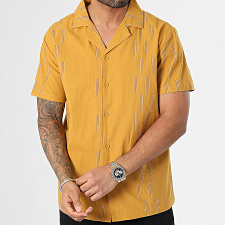Frilivin - Camicia a maniche corte giallo senape