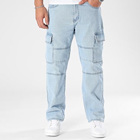 Frilivin - Jeans baggy con lavaggio blu