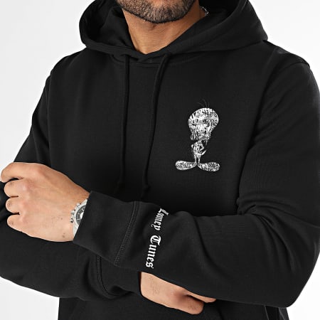 F4NT4STIC LOONEY TUNES SYLVESTER BIG FACE - Sweat à Capuche - Black