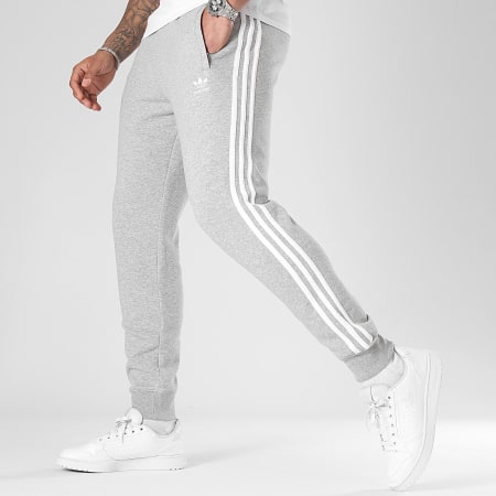 Adidas Originals - Lote de 2 pantalones de jogging IM9318 IU2353 Gris brezo Negro