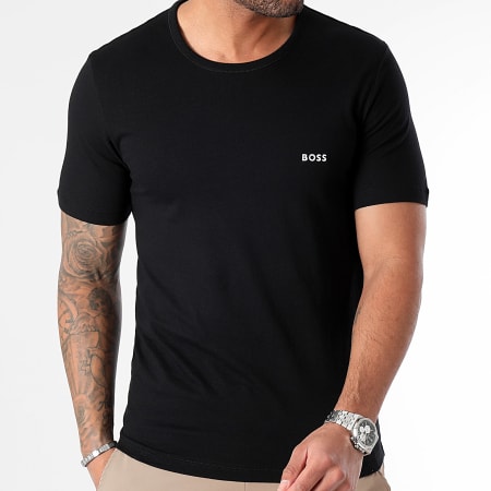 BOSS - Lote de 6 camisetas 50509255 Negro Azul marino Verde Caqui