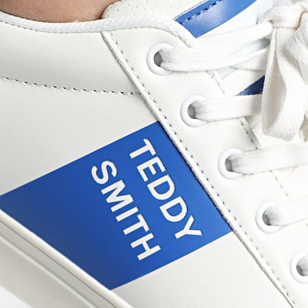 Teddy Smith - Scarpe da ginnastica 78125 Bianco Blu Reale