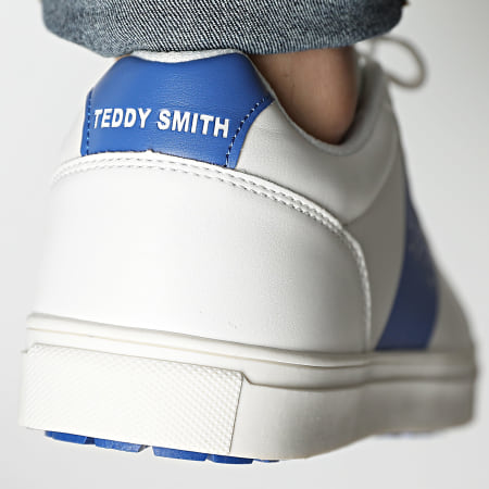 Teddy Smith - Baskets 78125 Blanc Bleu Roi