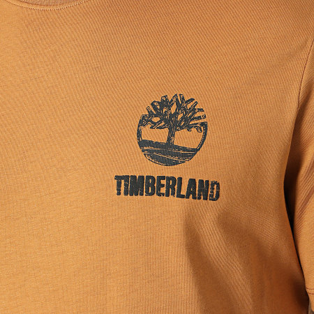 Timberland - Maglietta con logo posteriore A5V7K Cammello