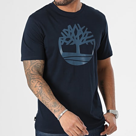 Timberland - Camiseta Tree Logo A2C2R Azul Marino