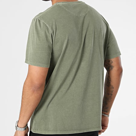 Timberland - Tee Shirt Garment Dye A5YAY Vert Kaki