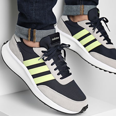 Adidas Performance - Zapatillas Run 70s IG1184 Legend Ink Pulse Lime Grey Two