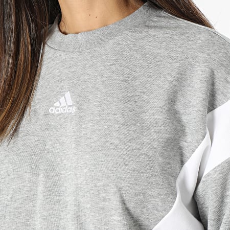 Adidas Sportswear - Tuta da ginnastica Laziday da donna IS0846 Grigio scuro