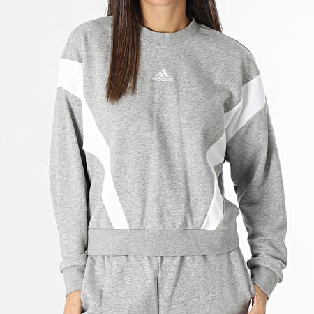 Adidas Sportswear - Ensemble De Survetement Femme Laziday IS0846 Gris Chiné