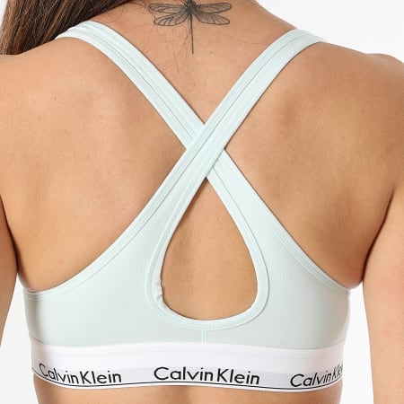 Calvin Klein - Sujetador de mujer QF1654E Azul cielo