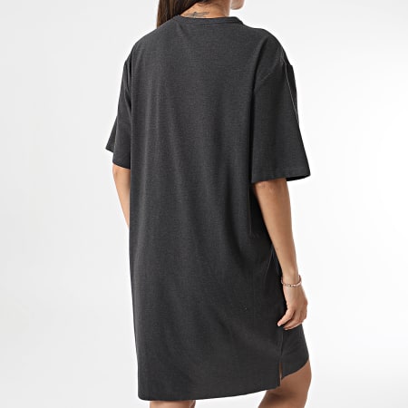 Calvin Klein - Robe Tee Shirt Femme QS7126E Gris Anthracite Chiné