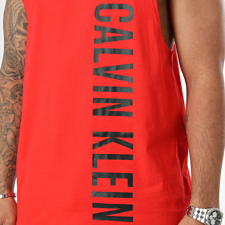 Calvin Klein - Débardeur Tank KM0KM00997 Rouge