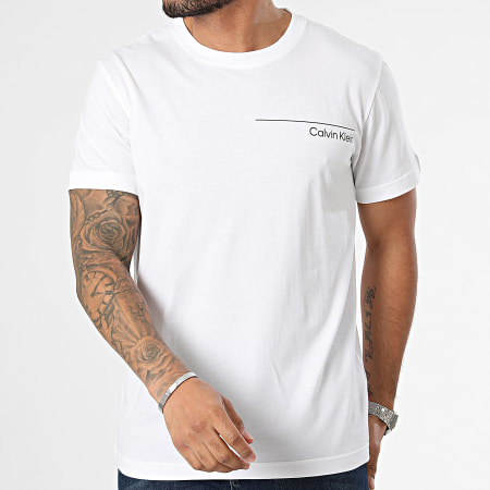 Calvin Klein - Tee Shirt KM0KM00964 Blanc