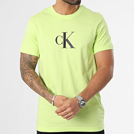 Calvin Klein - Camiseta KM0KM00971 Verde lima