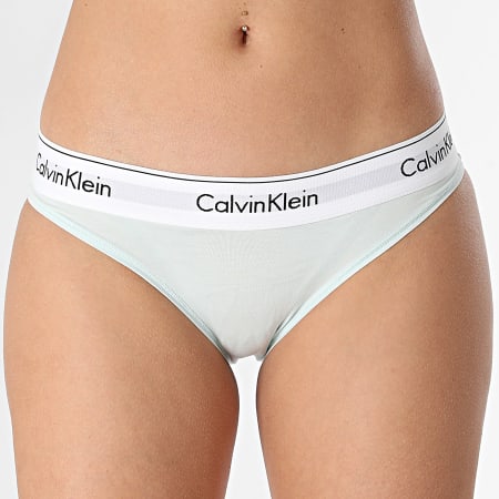 Calvin Klein - Culotte Femme Bikini F3787E Vert Menthe