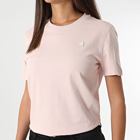 Calvin Klein - Maglietta con ricamo da donna Regular 3226 Rosa