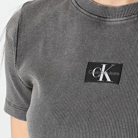 Calvin Klein - Maglietta da donna 3092 Grigio antracite