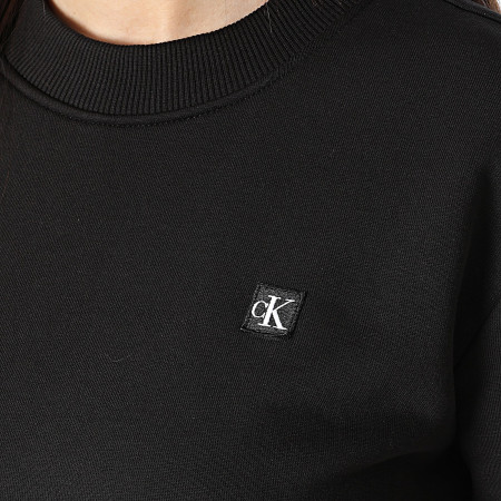 Calvin Klein - Felpa girocollo da donna 3085 Nero