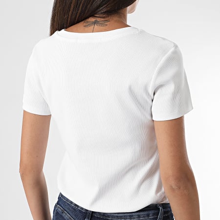 Calvin Klein - Tee Shirt Slim Femme 3358 Blanc