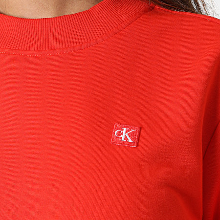 Calvin Klein - Sweat Crewneck Femme 3085 Rouge