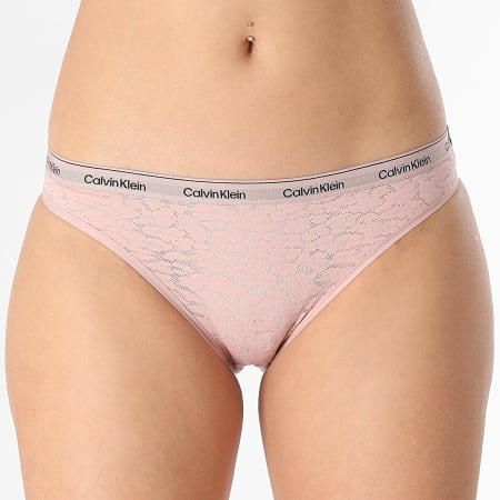 Calvin Klein - Set di 3 mutandine da donna QD5069E Nero Rosa Bianco