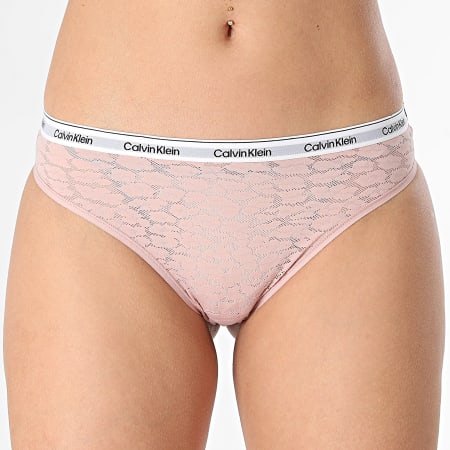 Calvin Klein - Braguitas brasileñas para mujer QD5233E Rosa