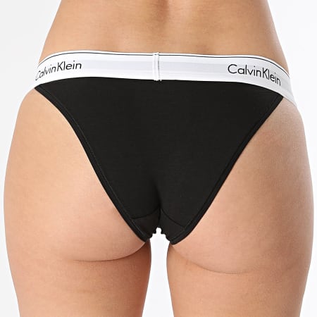 Calvin Klein - Culottes Femme High Leg QF4977A Noir