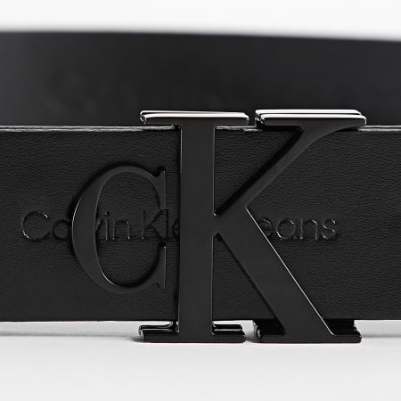 Calvin Klein - Cintura donna con hardware monogramma nero