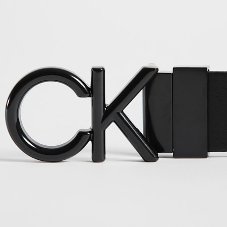 Calvin Klein - Ceinture Réversible CK Metal Bombe 9964 Noir