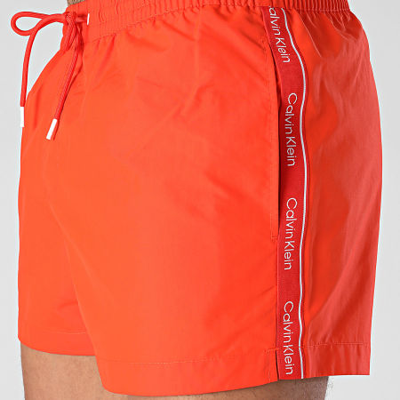 Calvin Klein - Shorts de baño con cordón 0956 Rojo