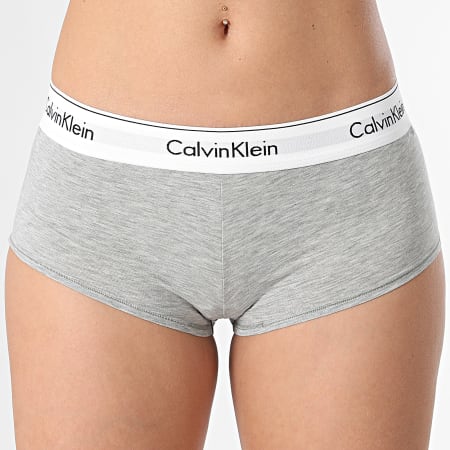 Calvin Klein - Shorty Mujer F3788E Gris brezo