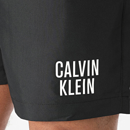 Calvin Klein - Short De Bain Medium Double WB-Nos 0740 Noir