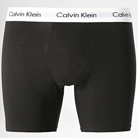 Calvin Klein - Juego De 3 NB1770A Negro Blanco Gris Heather Boxer Briefs