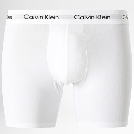 Calvin Klein - Juego De 3 NB1770A Negro Blanco Gris Heather Boxer Briefs