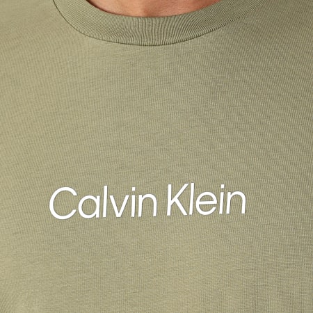 Calvin Klein - Maglietta Hero Logo Comfort 1346 Verde Khaki