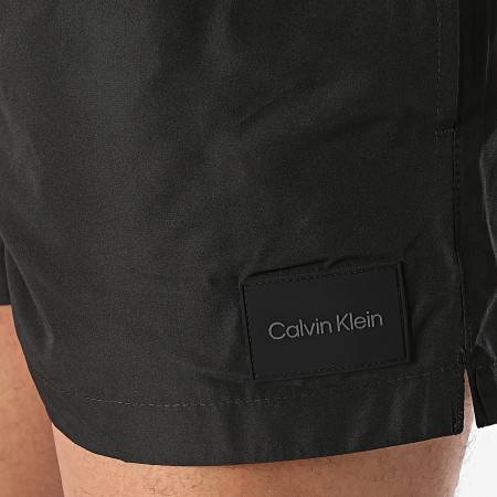 Calvin Klein - Short De Bain Double Waistband 0947 Noir