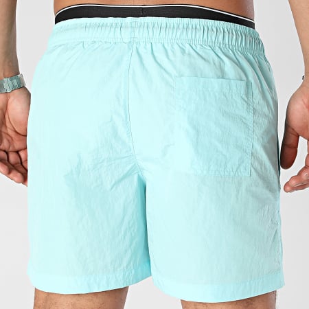 Calvin Klein - Shorts de baño Medium Double WB 0981 Azul claro